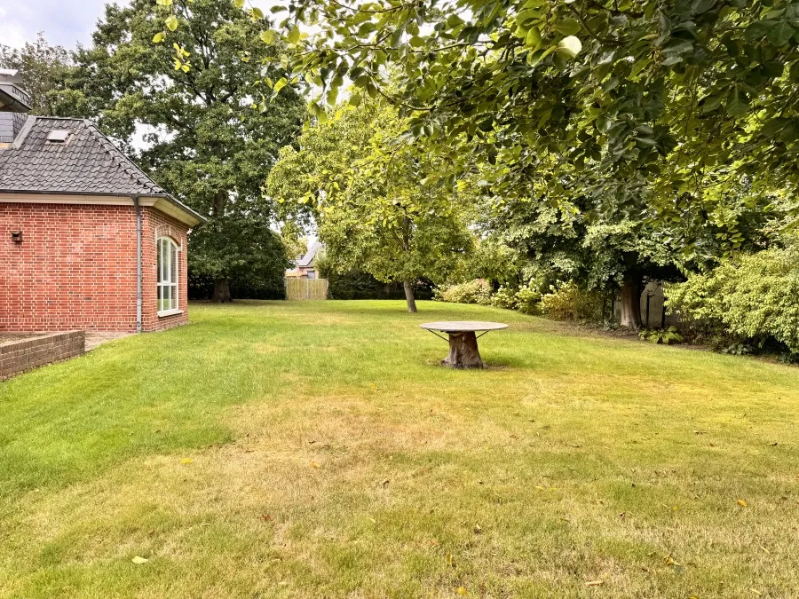 Gartenansicht von der Sauna