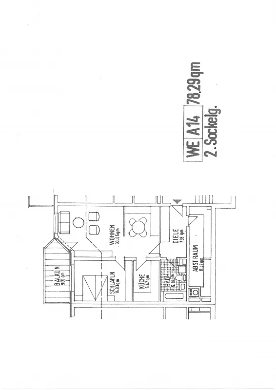 Grundriss Wohnung